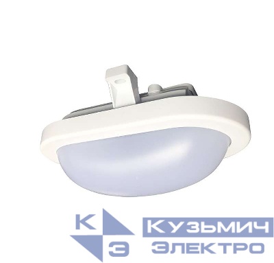 Светильник светодиодный "Банник" PBH-PC3-OA 8Вт 4000К IP65 ЖКХ ДБП пылевлагозащ. white JazzWay 5009257