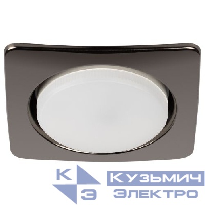 Светильник под лампу Gx53 квадр. 220В 13Вт черн. металл ЭРА Б0048957