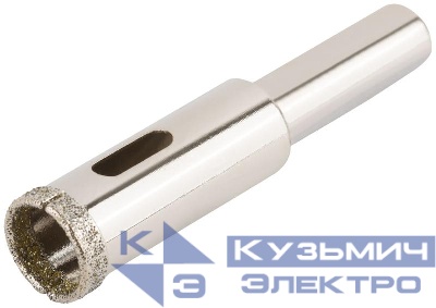 Коронка кольцевая алмазная по керамограниту камню и кафелю 14х65мм FIT 16205