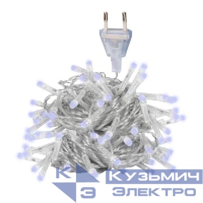 Гирлянда AC-G01-120W 120LED 12.8м 8реж. 220В бел. ФАZА 5047679