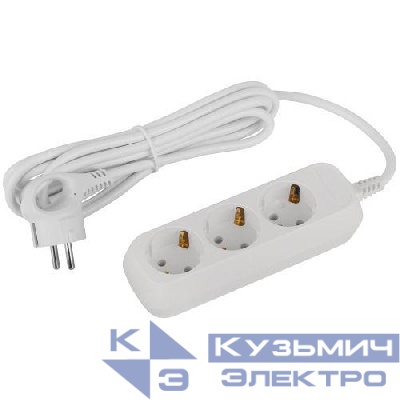 Удлинитель 3х3м с заземл. ПВС 3х1 UDL-16-330-E Greenline Эра Б0064970