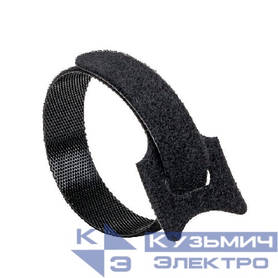 Хомут-липучка 15х210мм черн. (уп.20шт) PROxima EKF hlct-2-b