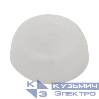 Колпачок для плоской кнопки XB4 силикон. бел. EKF pe-22x-w