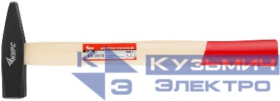 Молоток слесарный "Оптима" 400г деревянная ручка КУРС 44104