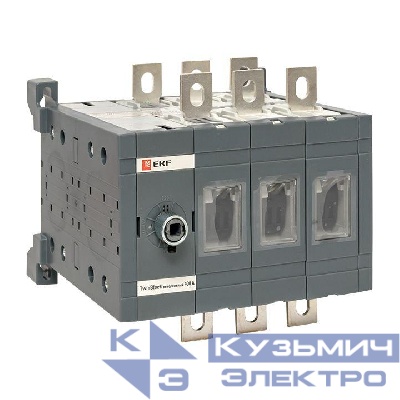 Рубильник 3п 400А реверсивный без рукоятки управления TwinBlock EKF tb-s-400-3p-rev