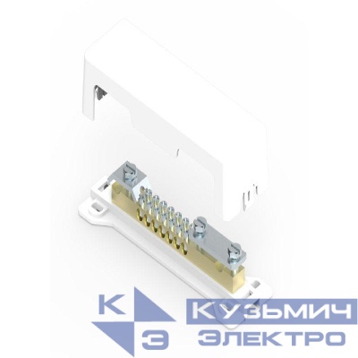 Шина уравнивания потенциалов 10х4-25кв.мм 1х50кв.мм 1х4х30мм с пласт. опорой DKC NE1001