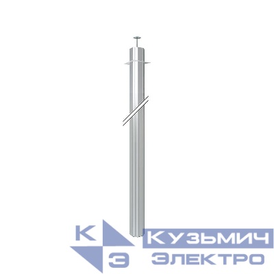 Колонна 4-сторонняя К45 с телескопическим упором 125х125мм 3м Simon Connect алюм. ALK5400-8