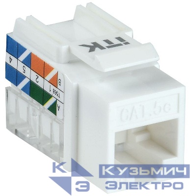 Модуль Keystone Jack кат.5E UTP 110 IDC 90град. ITK CS1-1C5EU-11