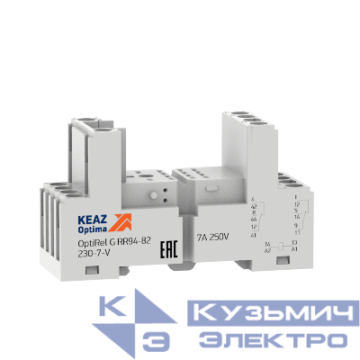 Розетка для реле OptiRel G RR94-82-230-7-V КЭАЗ 281172