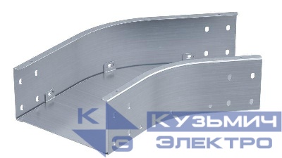 Угол для лотка горизонтальный 45град. 300х80 1.2мм в компл. с крепежн. элемент. гор. оцинк. DKC SCN830KHDZ