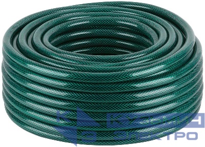 Шланг поливочный трехслойный армированный 3/4дюймх1.5ммх50м зел. КУРС 76309