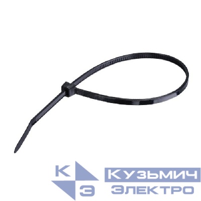 Стяжка нейлоновая 3.6х200мм черн. UV (уп.100шт) SUPRLAN 06-1012