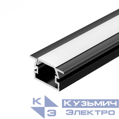 Профиль PDS-FS-3000 ANOD BLACK L3000 алюм. Arlight 040735