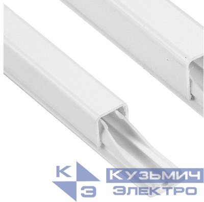 Микроканал самоклеящийся DLPlus 9.6х10.5мм L1200 для кабеля d3-6мм бел. Leg 030096