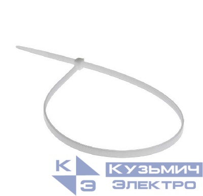 Хомут кабельный 4.8х400 нейл. бел. (уп.100шт) Rexant 07-0400