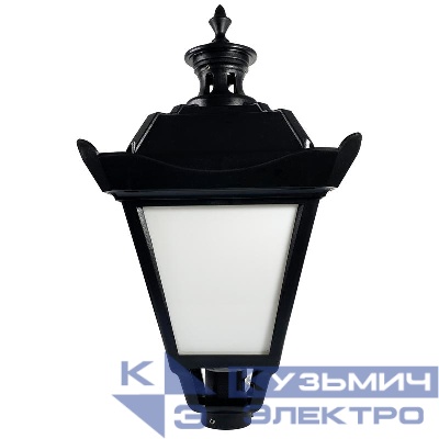 Светильник НТУ 06-150-03 "Онегин" опал ПММА/корпус черн. IP55 (инд. упак.) Элетех 1030480136