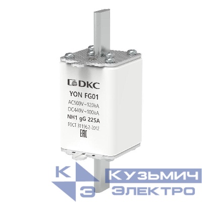 Предохранитель YON ножевого типа FG1 с одинарной индикацией 225А DKC 1FG01-0225