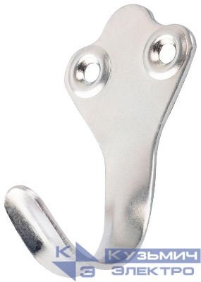 Крючок-вешалка малый цинк 66863