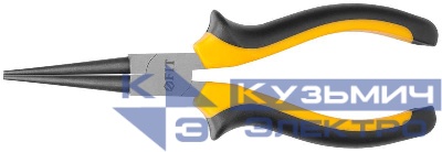 Круглогубцы "Стайл" мягкие прорезин. ручки молибденовое покрытие 165мм FIT 50656