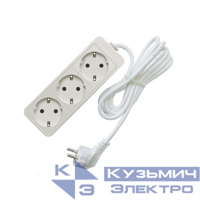 Удлинитель 3х5м с заземл. 16А IP20 3.5кВт ПВС Союз 481S-6305