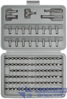 Набор бит 100шт CrV FIT 57859