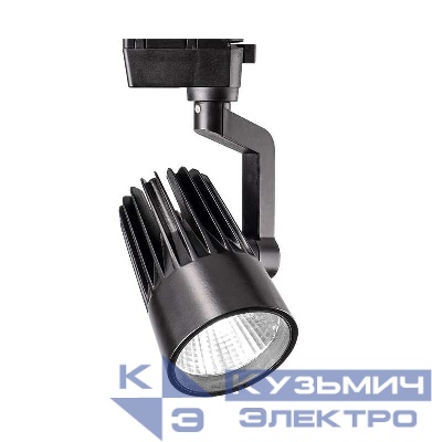 Светильник светодиодный трековый PTR 0130-2 30Вт 4000К IP40 24град. BL черн. Pro JazzWay 5022713