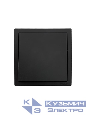 Выключатель 1-кл. СП ZIMA IP20 10А безвинт. зажим черн. бархат LEZARD 704-4288-100QC