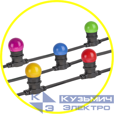 Гирлянда "Белт Лайт" 61 554 NGF-01-100-40-E27-BL 250 патронов (уп.100м) Navigator 61554