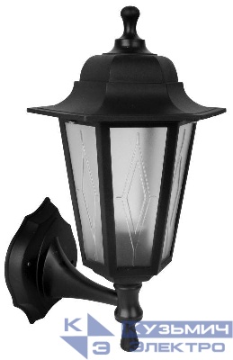 Светильник садово-парковый PP4101/02 C02 НБУ 06-60-001 У1 "Леда1" 6-гран. пласт. +пласт. черн. Camelion 13834