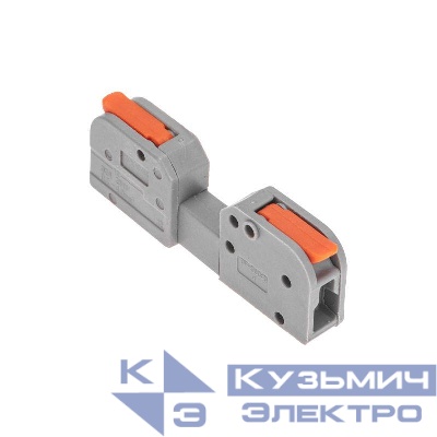 Клемма СМК 222-421R проходная разъемная 1 полюс сер. 0.2-2.5/4кв.мм Rexant 07-5261