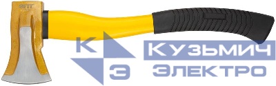 Топор-колун "ушастый" кованый 1000г фибергласовая ручка FIT 46154