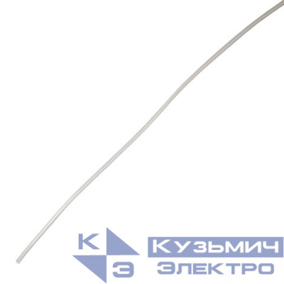Трубка термоусадочная двустенная клеевая 9/3 (3:1) прозр. 1м Rexant 26-9009