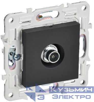 Розетка TV оконечная SKANDY SK-A12G графит IEK SK-A10-O-K53