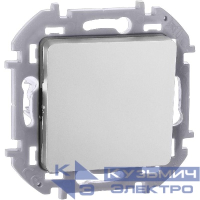Переключатель 1-кл. Inspiria 10А IP20 250В 10AX механизм алюм. IEK 673652
