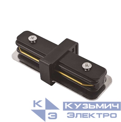 Коннектор I-образный PTR CI-BL накладной/подвесной шинопровод черн. Pro JazzWay 5010758