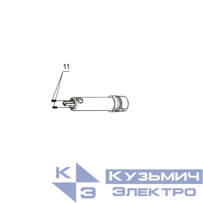 Запчасть №11 для FD301R. Пружина стального шарика фиксатора