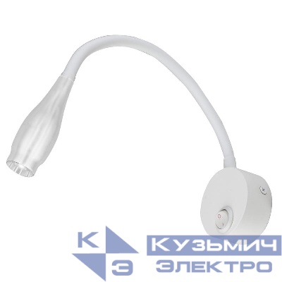 Светильник светодиодный ULT-F22-3W/4000К IP20 WHITE настенный гибкий для интерьерного освещения 85-265В бел. Uniel UL-00004239