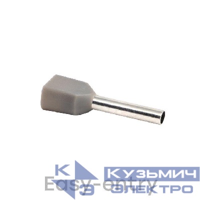 Наконечник штыревой втулочный НШвИ(2) 0.75-10 (уп.50шт) EKF nhvi2-0.75-10