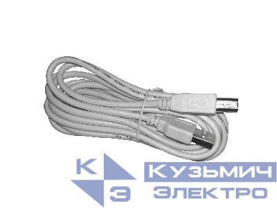 Кабель шт.USB A - шт.USB В 2.0 (3,0м), серый, NETKO Optima