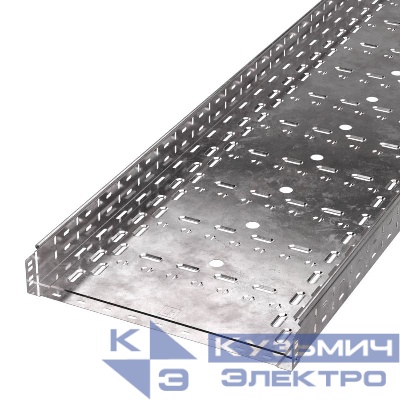 Лоток перфорированный 500х80 L3000 сталь 1мм (уп.6м) Стандарт Промрукав PR16.0018