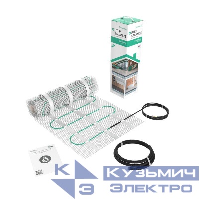 Комплект "Теплый пол" (мат) Step Balance SBM150080 150Вт/кв.м 1200Вт 8кв.м SE SBM150080