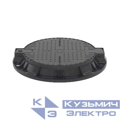 Люк чугунный тяжелый тип С250 по ГОСТ 3634-2019 с запорным устройствоми уплотняющей прокладкой DKC 600250C