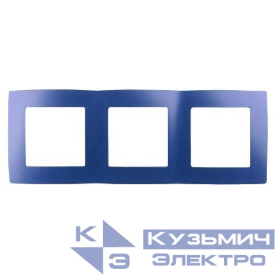 Рамка 3-м 12-5003-29 ультрамарин ЭРА Б0019412