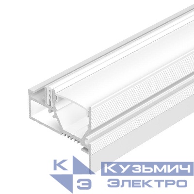 Профиль STRETCH-20-WALL-D-SIDE-2000 WHITE L2000 алюм. Arlight 042945