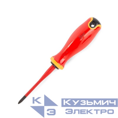 Отвертка диэлектрическая PZ1х80 СЛИМ КВТ 103009