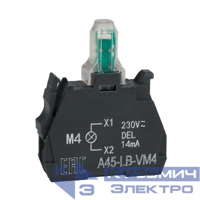 Блок световой OptiSignal D22 A45-LB-VM4 красн. 230-240VAC ZBVM4 КЭАЗ 332209