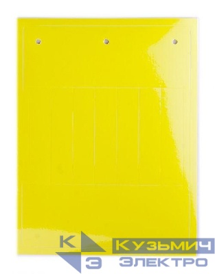 Табличка эластичная клейкое основание винил желт. (уп.70шт) DKC TAF1567AY