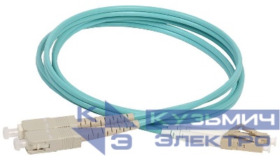 Патч-корд оптический коммутационный соединительный для многомодового кабеля (MM); 50/125 (OM3); LC/UPC-SC/UPC (Duplex) (дл.20м) ITK FPC5003-LCU-SCU-C2L-20M