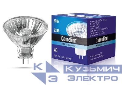 Лампа галогенная JCDR 50Вт GU5.3 Camelion 1953