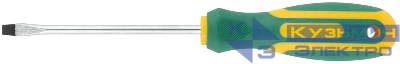 Отвертка "Контур" CrV сталь прорезиненная ручка 5х100мм SL FIT 55202